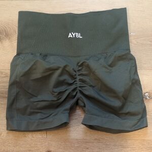 AYBL Empower Seamless Shorts Khaki Green